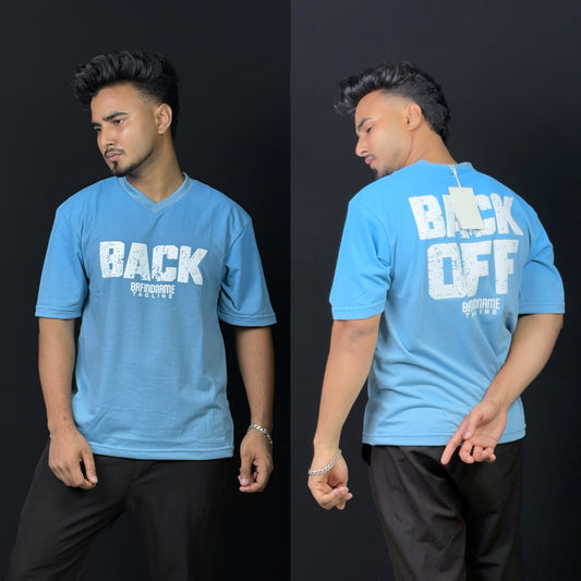 Sky Blue Colour T-Shirt |back