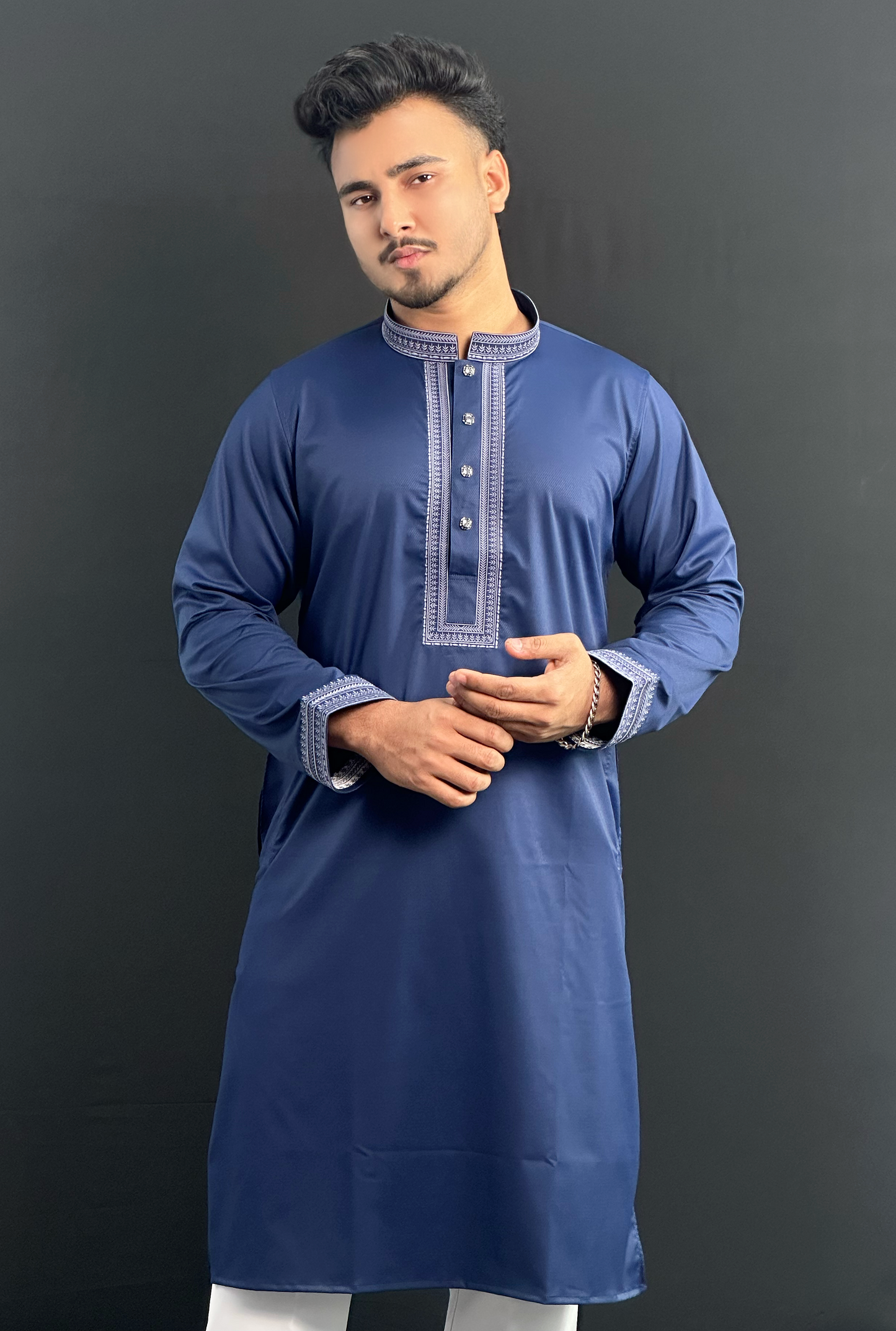 Nevy Blue Colour Premium Panjabi | LP