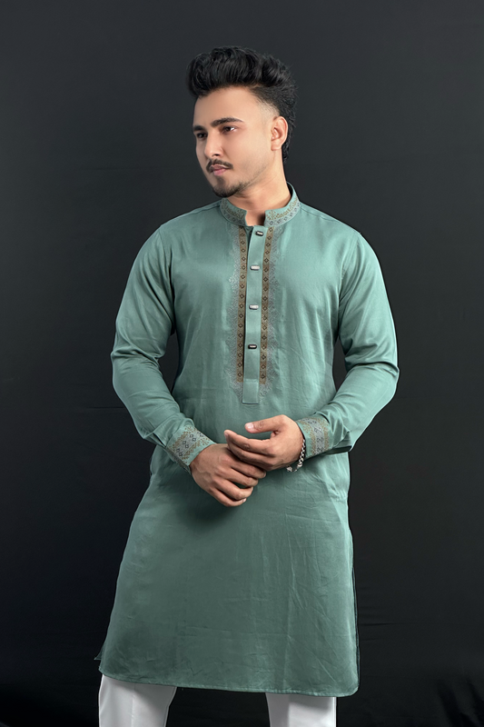 Green Premium Panjabi |Taqdeer