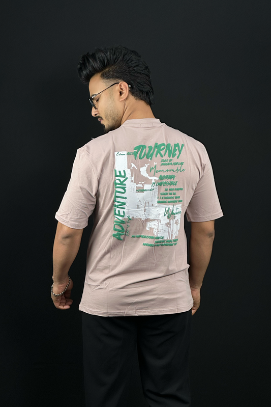 Light Pink Colour T-Shirt |Adventure
