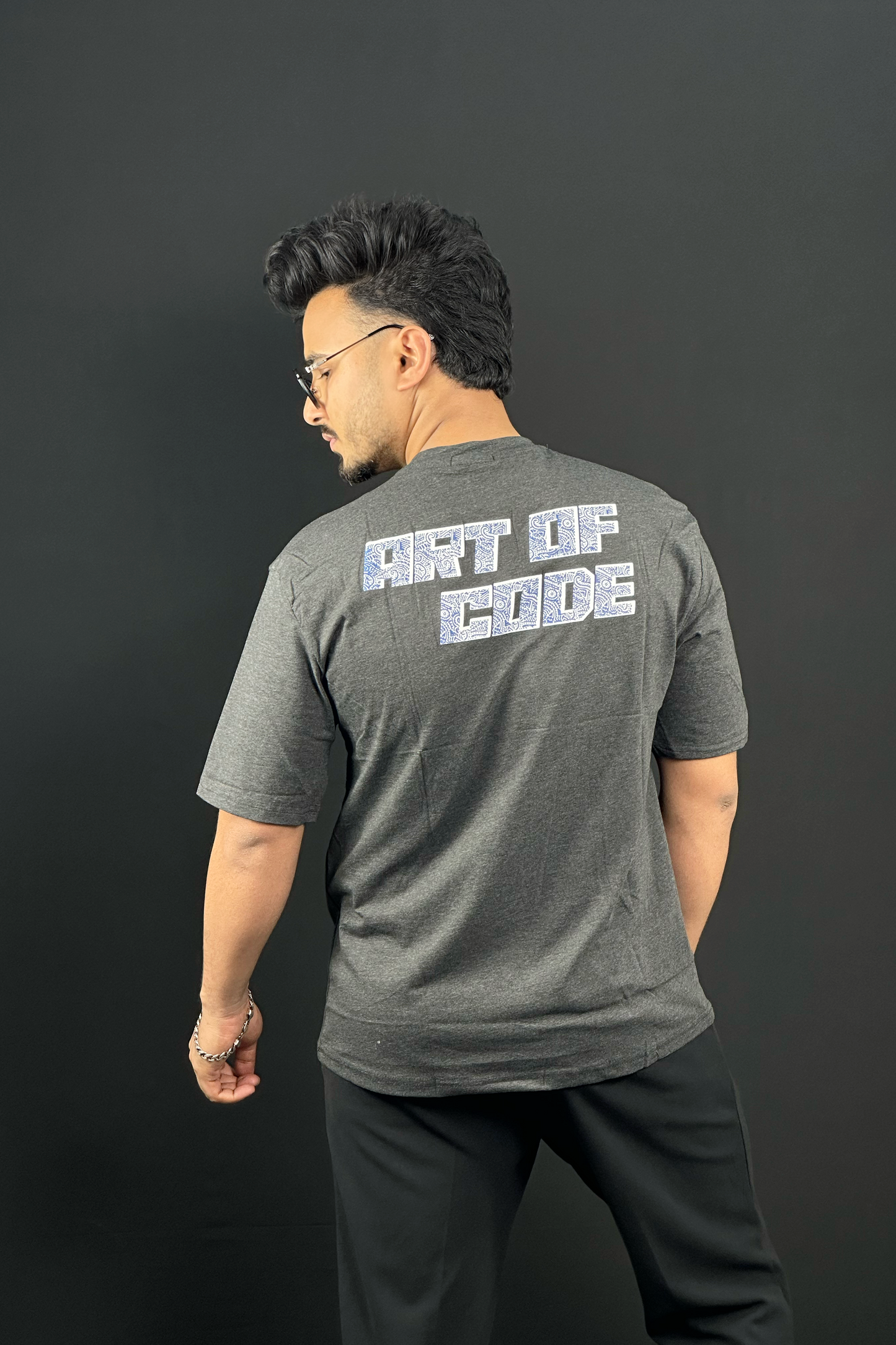 Charcoal Colour T-Shirt |Code