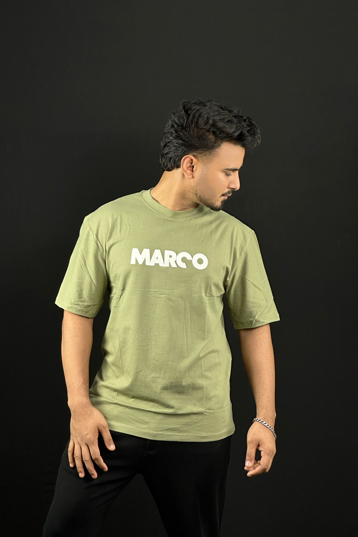 Olive Colour T-Shirt |Marco