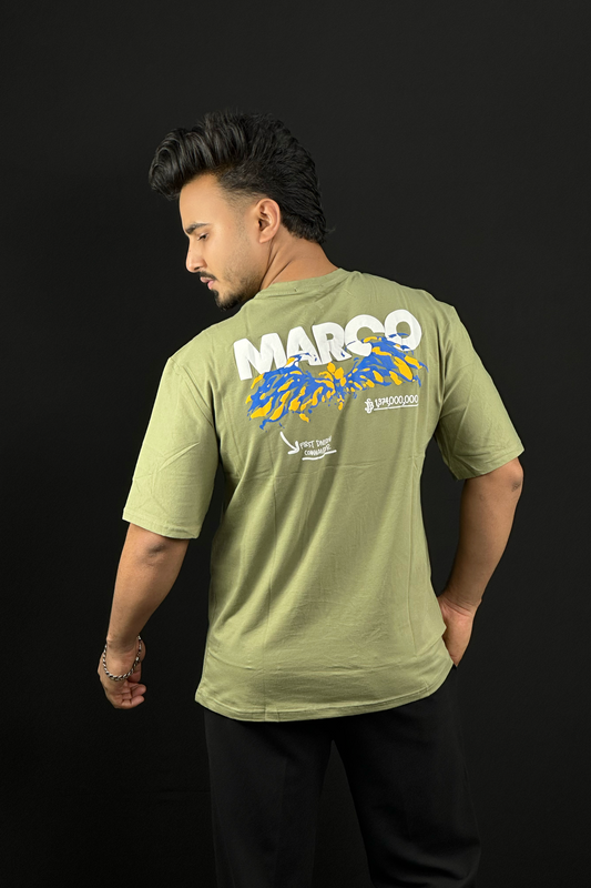 Olive Colour T-Shirt |Marco