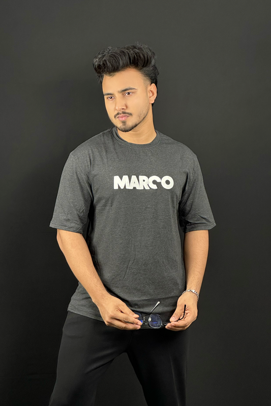 Charcoal Colour T-Shirt |Marco