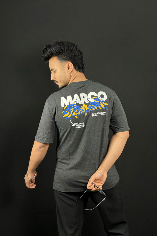 Charcoal Colour T-Shirt |Marco