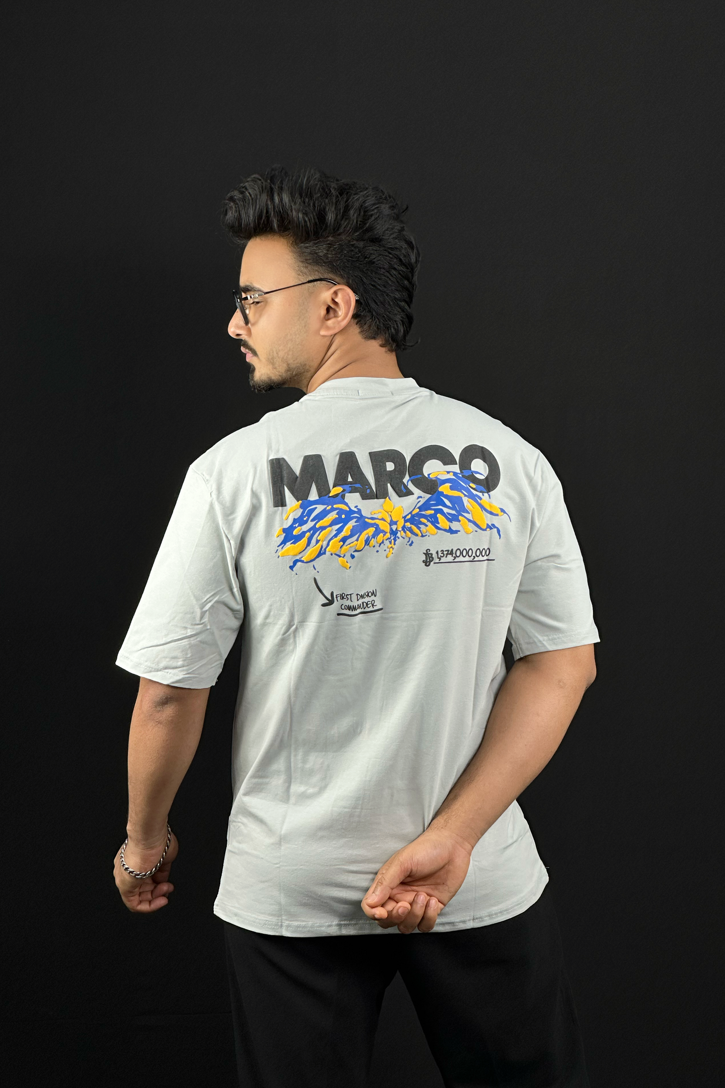 Off White Colour T-Shirt |Marco