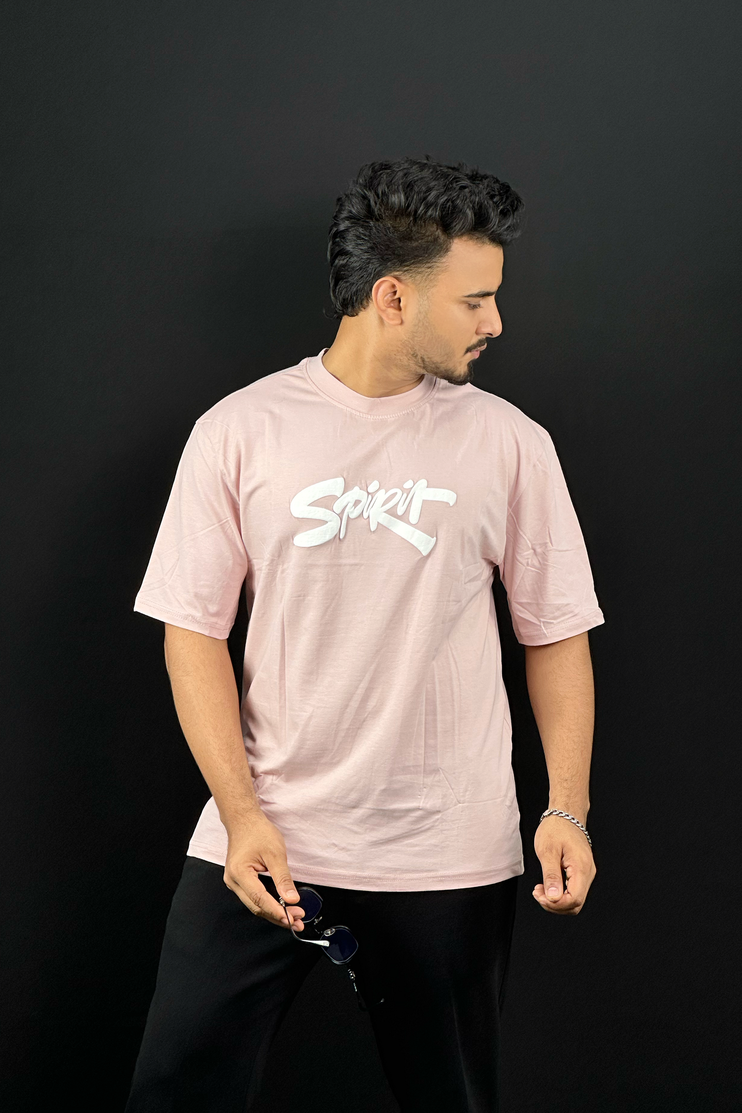 Light Pink Colour T-Shirt |Spirit