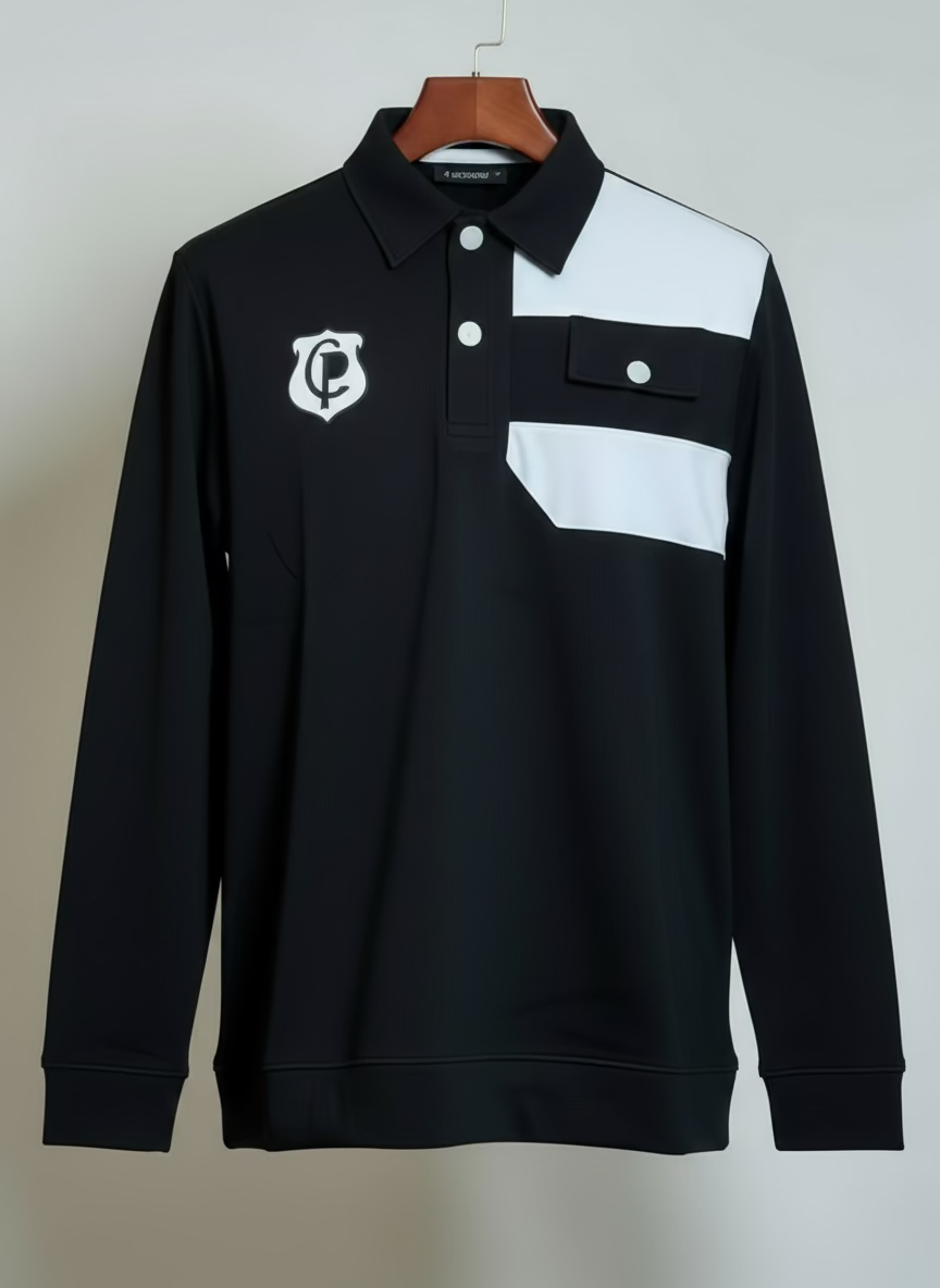 সাদাকালো কালার সোয়েটশার্ট-CP