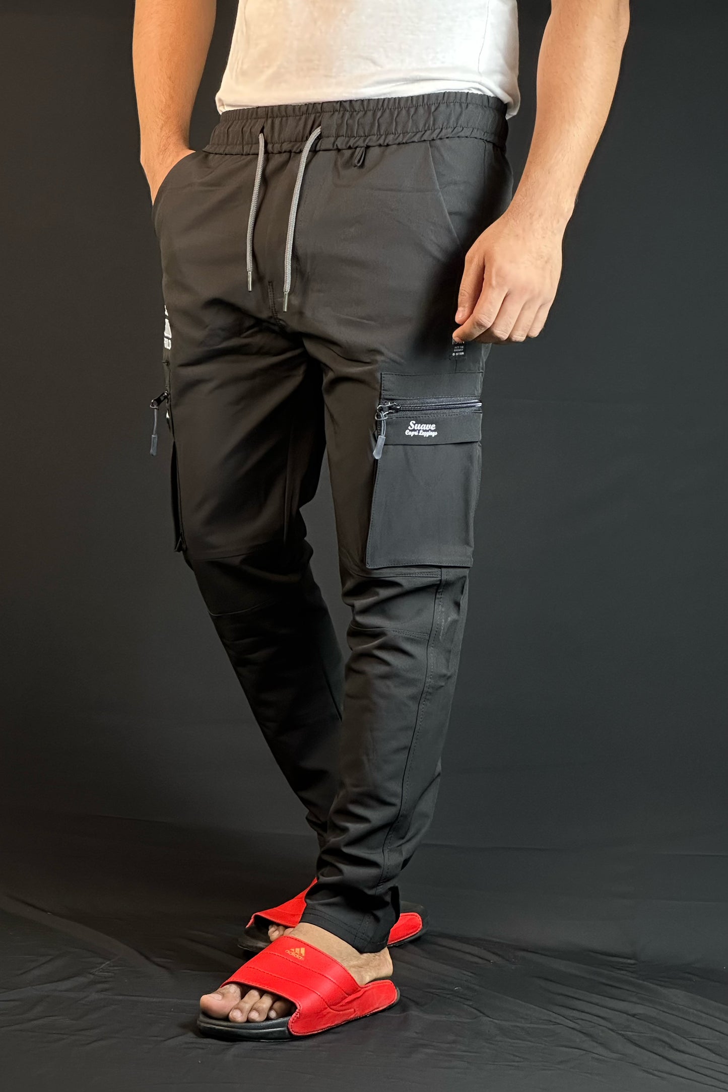 কালো কালার চায়না ট্রাউজার-G.STAR