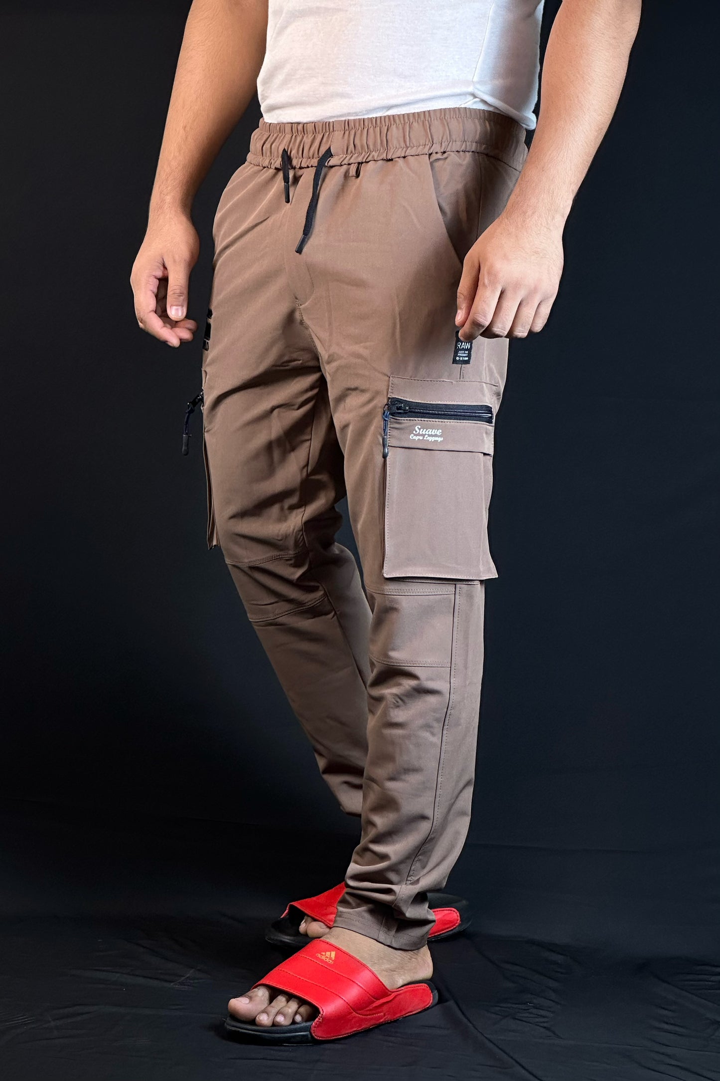 কফি কালার চায়না ট্রাউজার-G.STAR