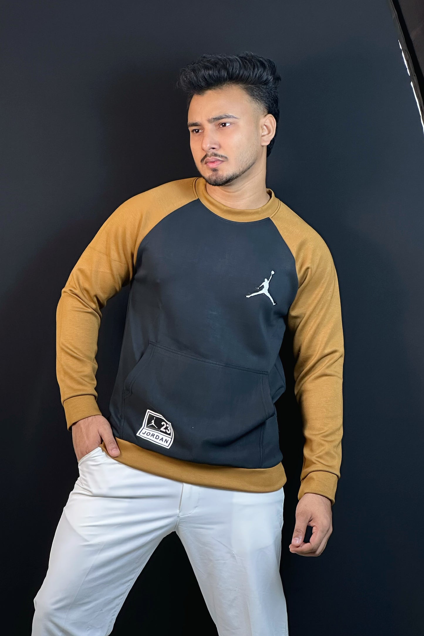 কালো কালার সোয়েটশার্ট-JORDAN