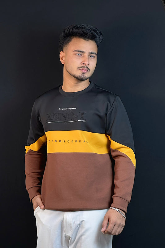 কালো কালার সোয়েটশার্ট-XENO