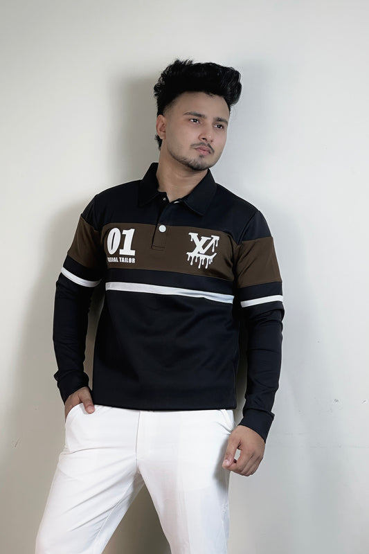 কালো কালার সোয়েটশার্ট-LV