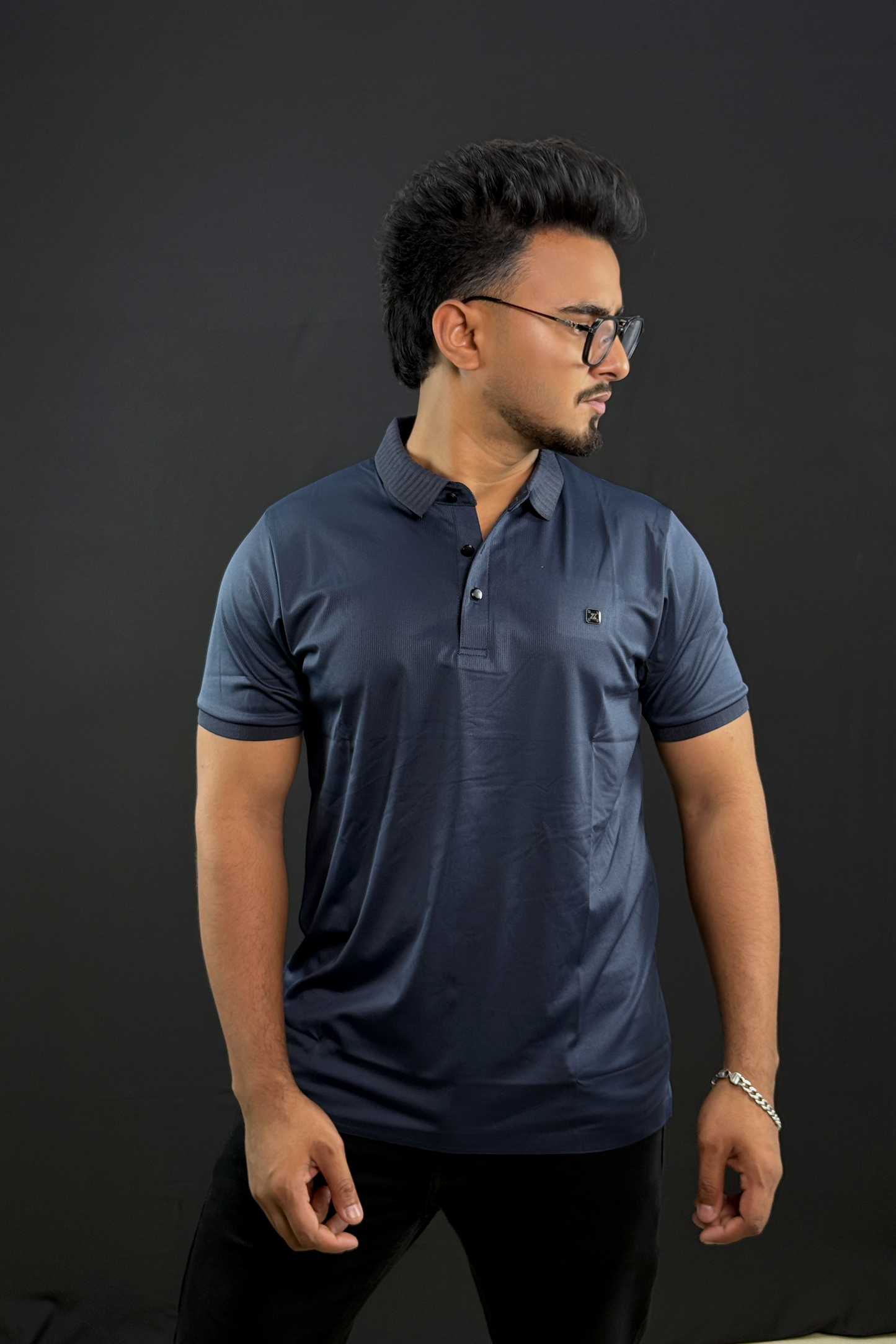 Nevy Blue Colour Polo T-Shirt |ZZ