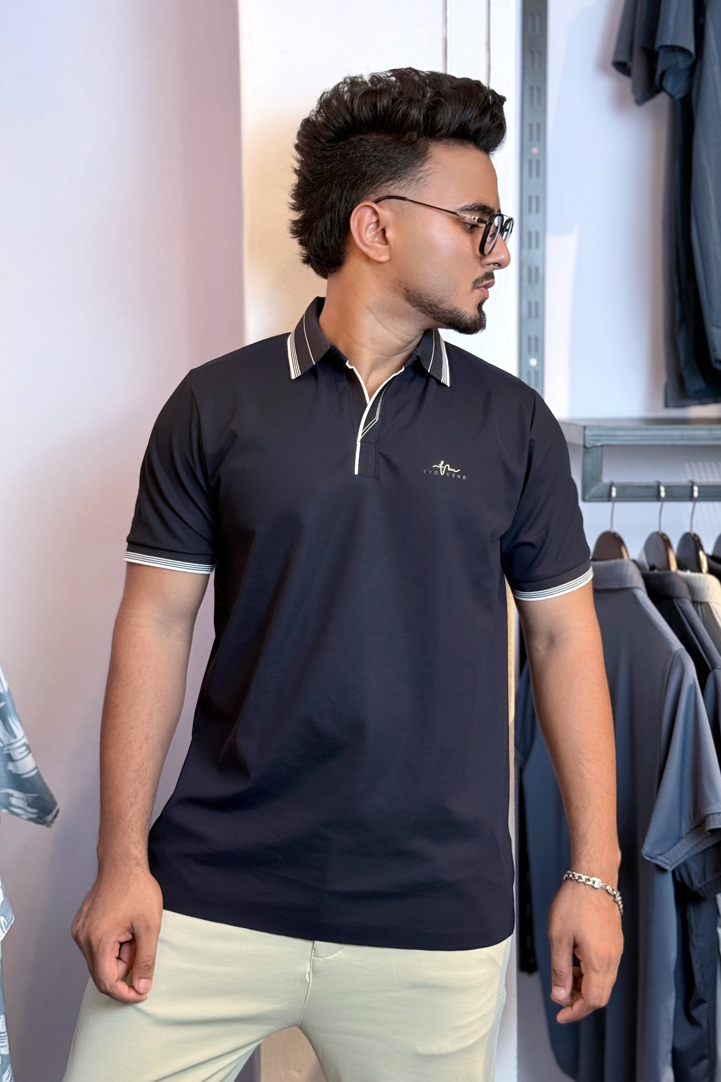 Nevy Blue Polo T-Shirt |TYO