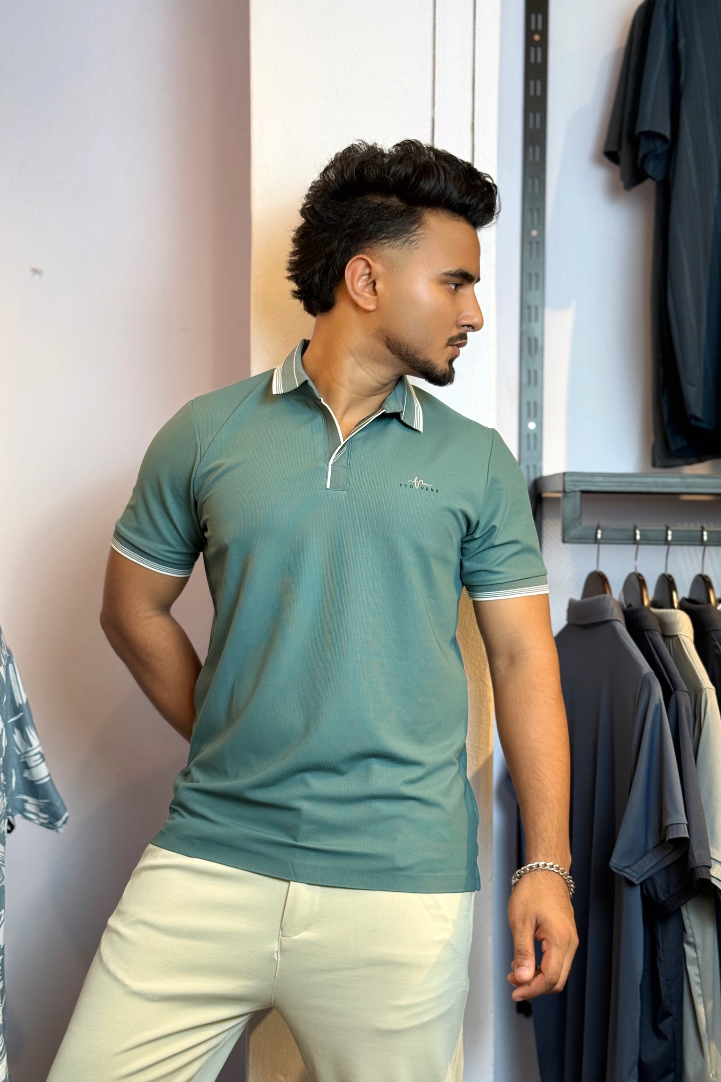 Green Polo T-Shirt |TYO