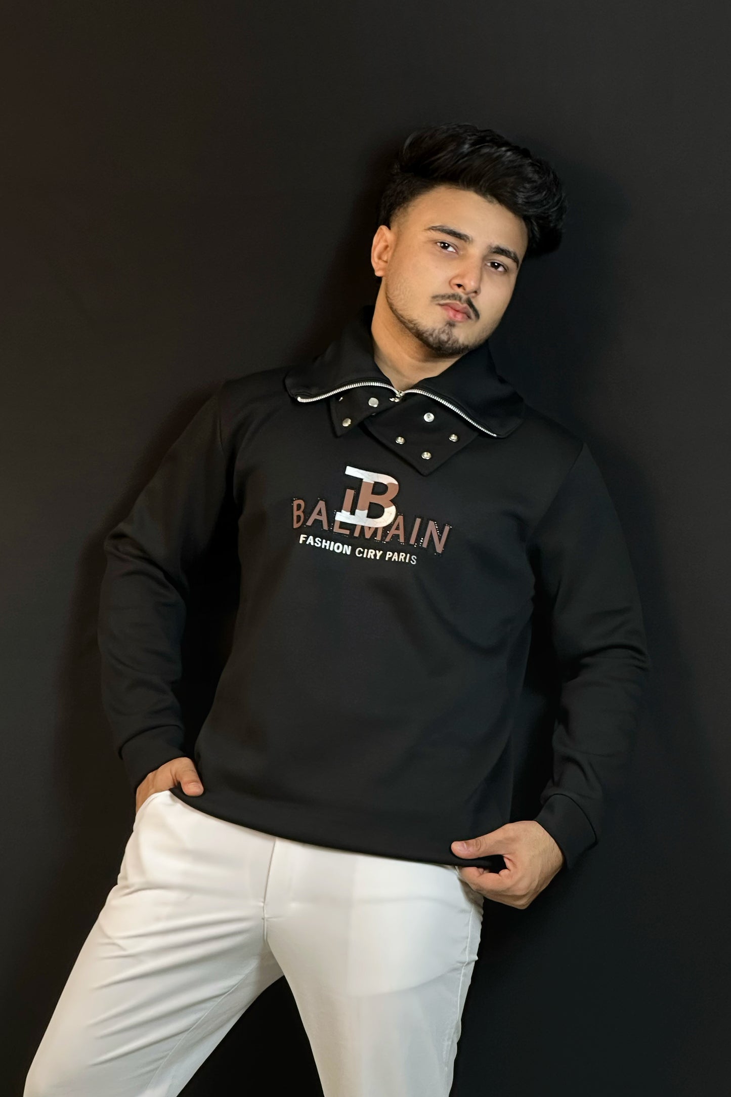 কালো কালার সোয়েটশার্ট-MASK