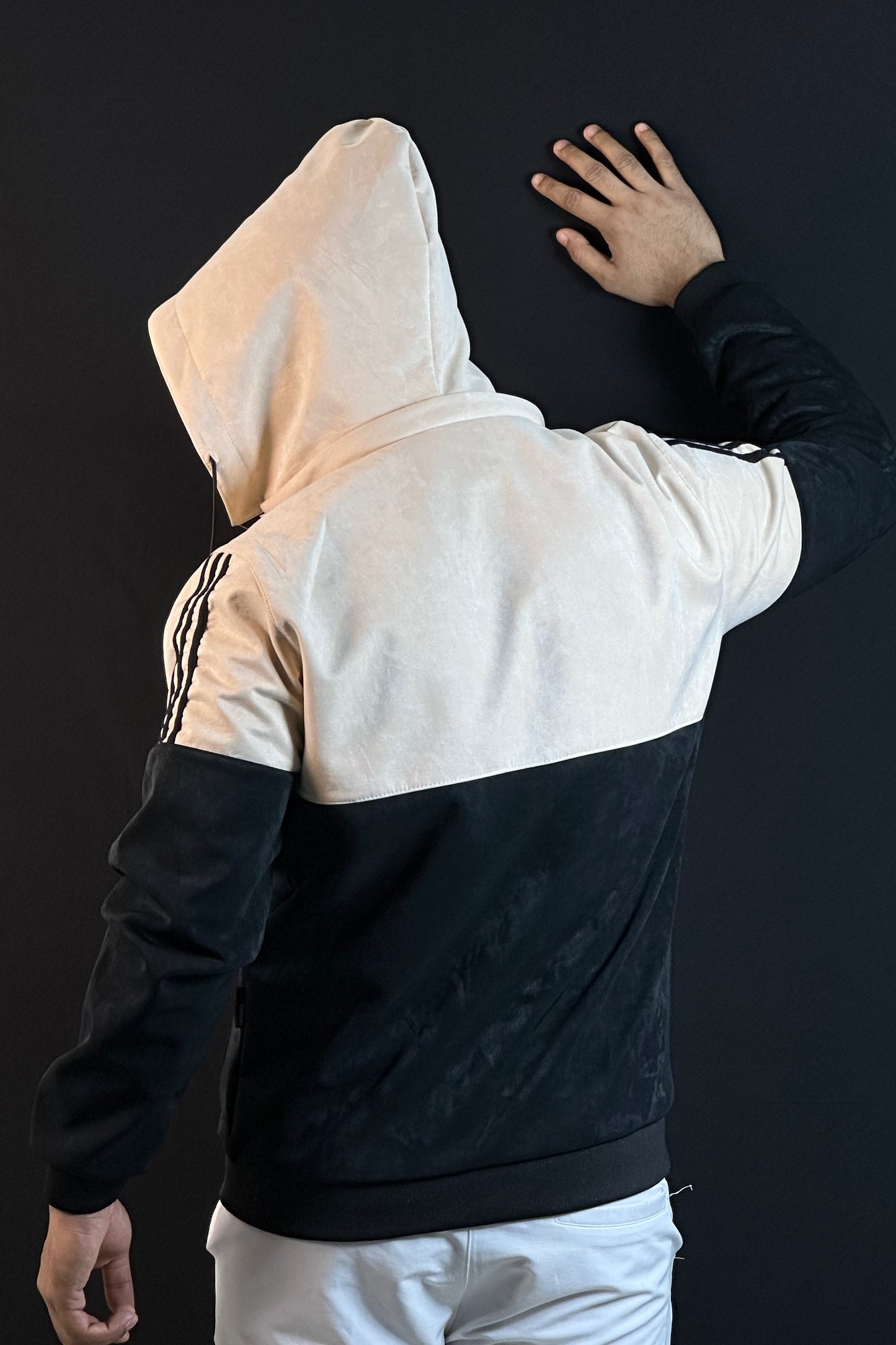 ক্রিম কালার "টু ইন ওয়ান" চায়না জ্যাকেট-Y3