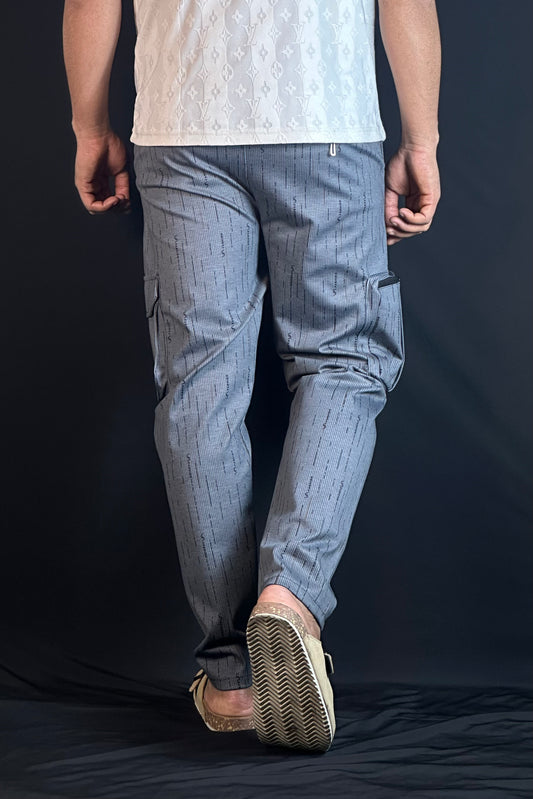 "গ্রে" কালার চায়না কার্গো জগার্স-FASHION