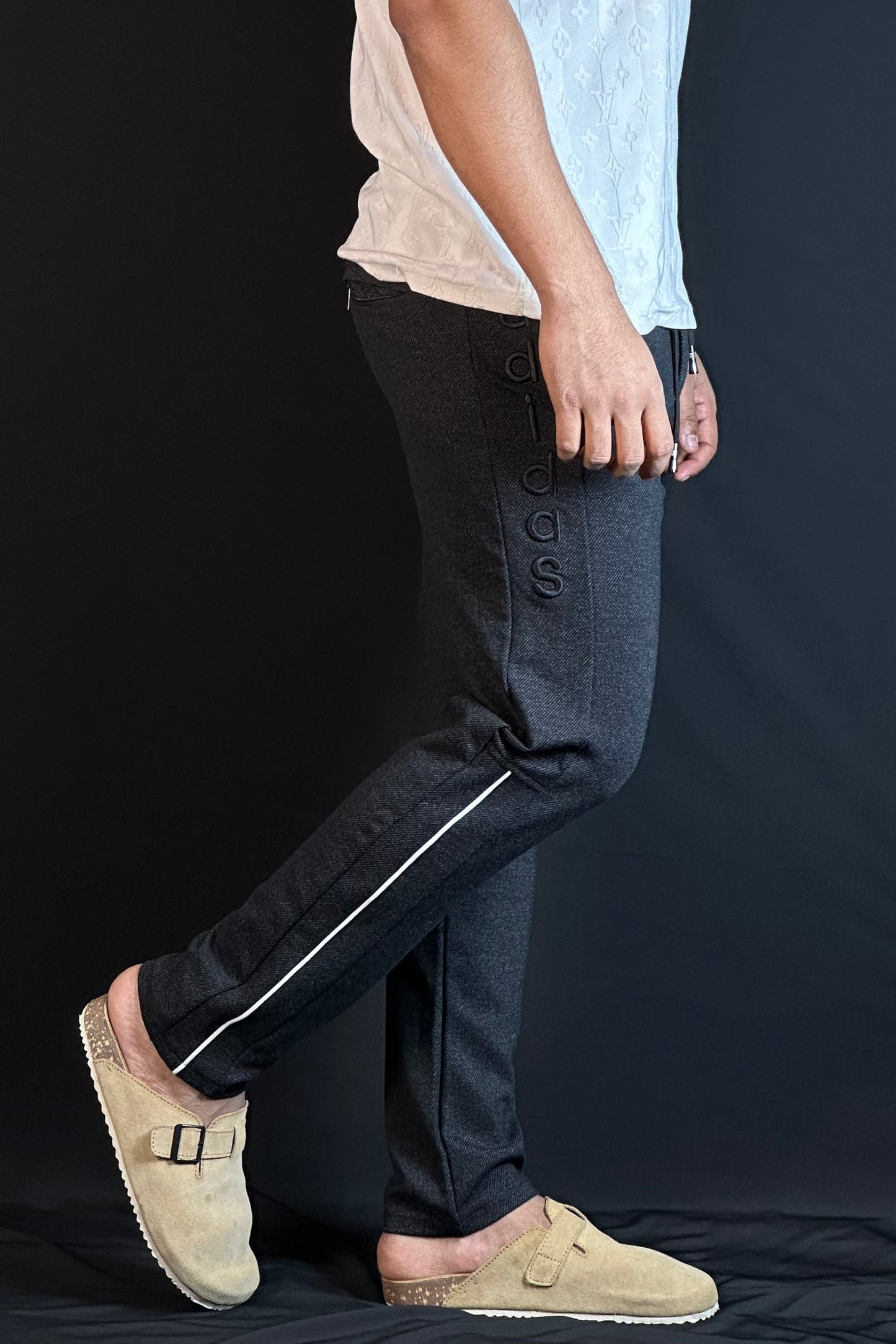 চারকোল কালার চায়না জগার্স-ADIDAS