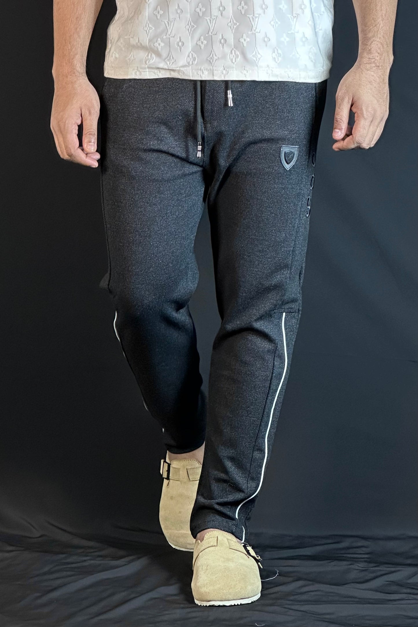 চারকোল কালার চায়না জগার্স-ADIDAS