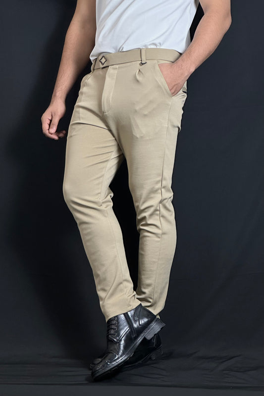 ক্রিম কালার ফর্মাল প্যান্ট-LV