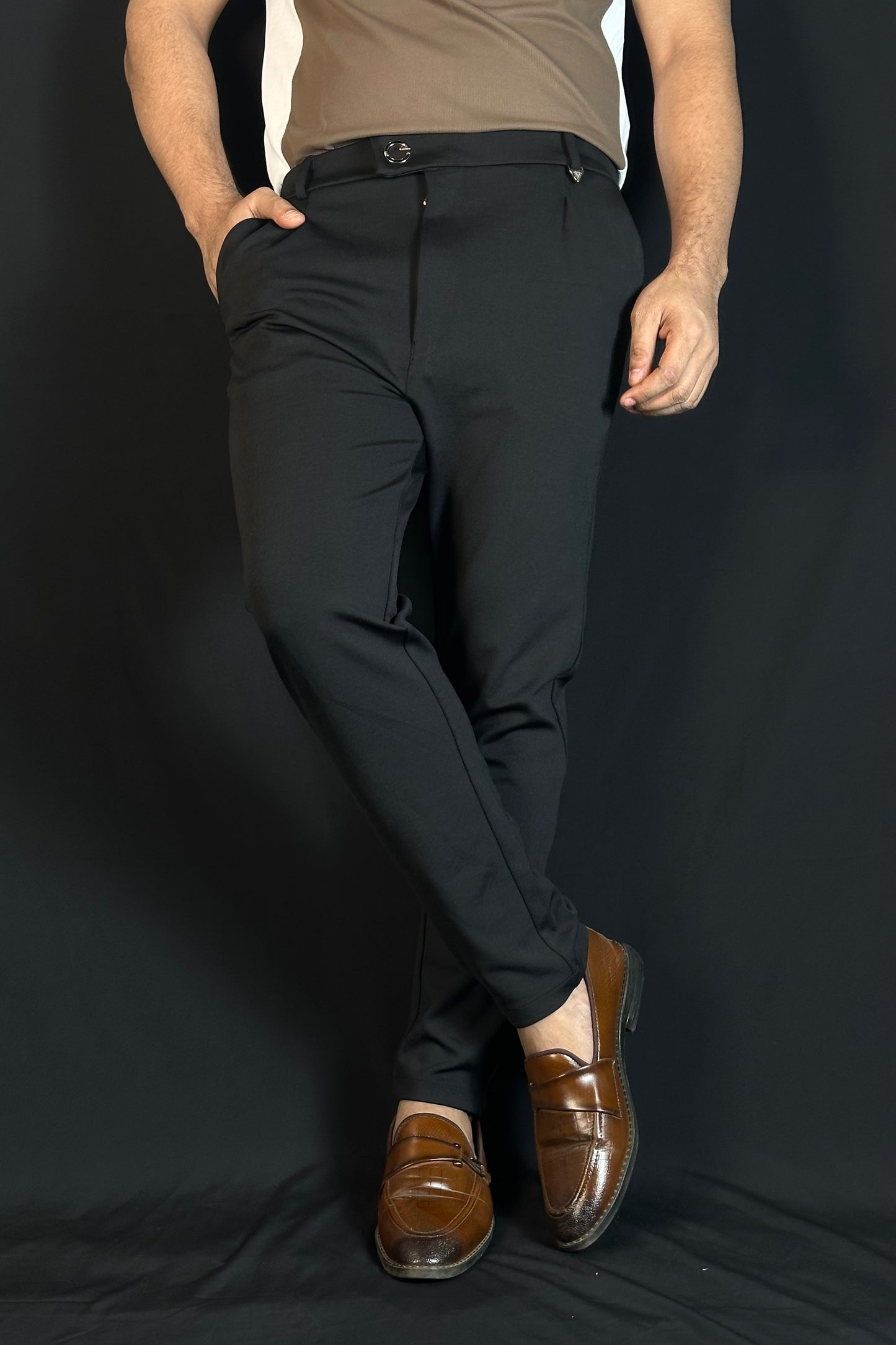 Black Colour Formal Pant-G