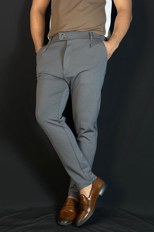 অ্যাশ কালার ফর্মাল প্যান্ট-G