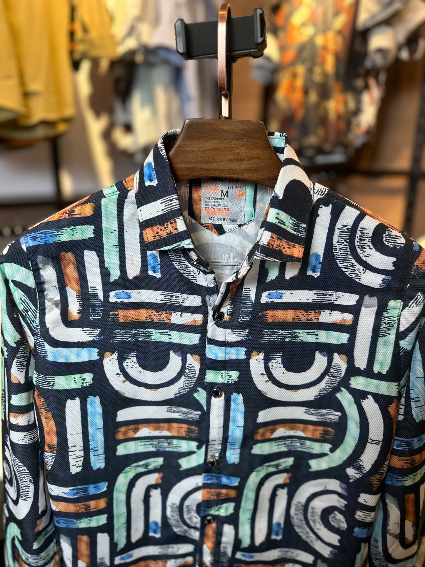 Black White Multicolour Shirt |bwm