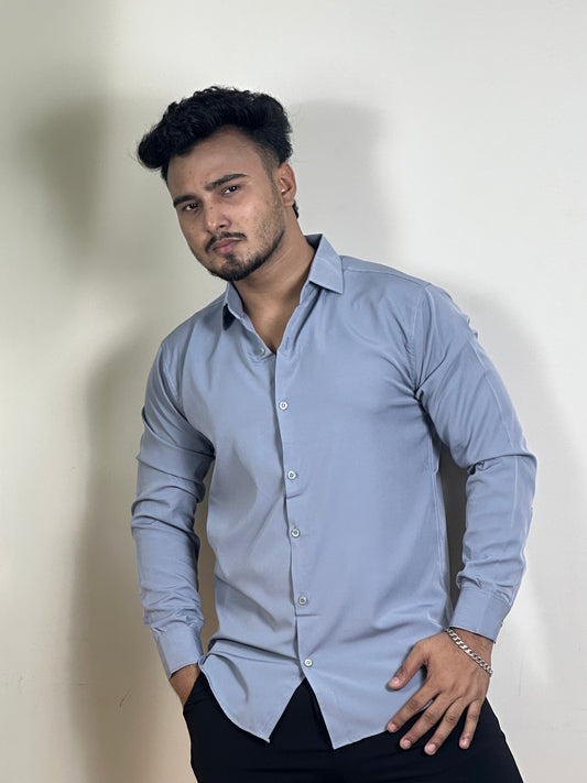 Light Ash China Formal Shirt