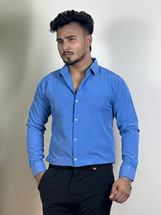 Blue China Formal Shirt
