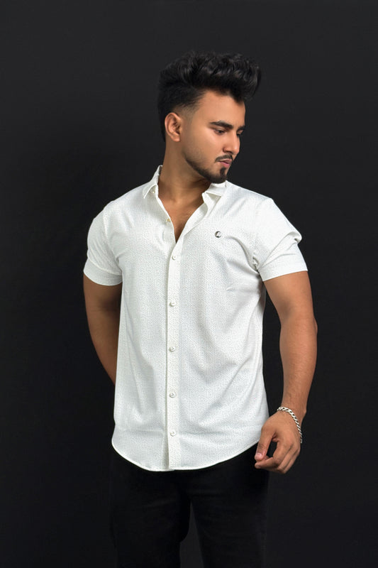 White Colour Half Slevee Shirt |BB