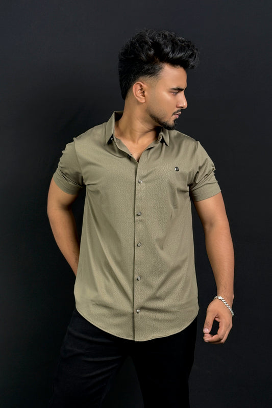Coffe Colour Half Slevee Shirt |BB