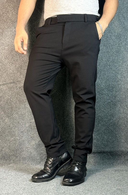 Premium Black "LV" Formal Pant