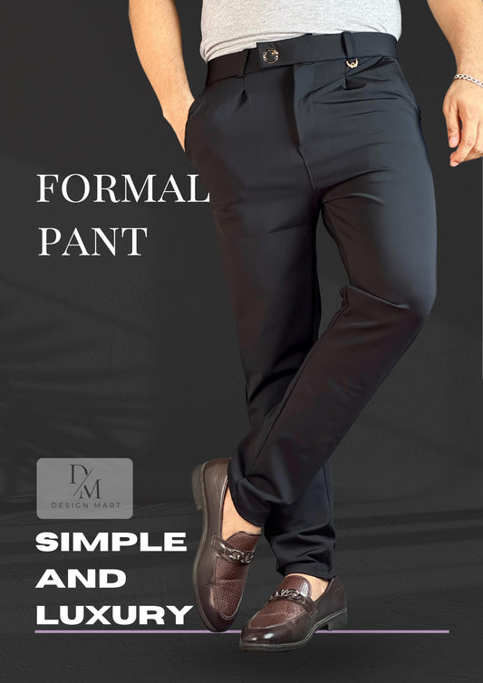 Premium Black "G" Formal pant