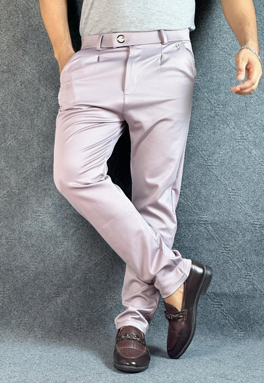 Premium Silver Gray Formal Pant