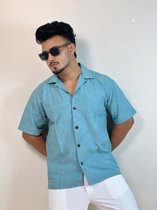 Wild Pest Colour  Drop Shoulder Shirt CUBAN