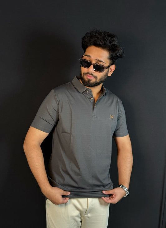 "গ্রে" কালার পোলো টি-শার্ট-DB