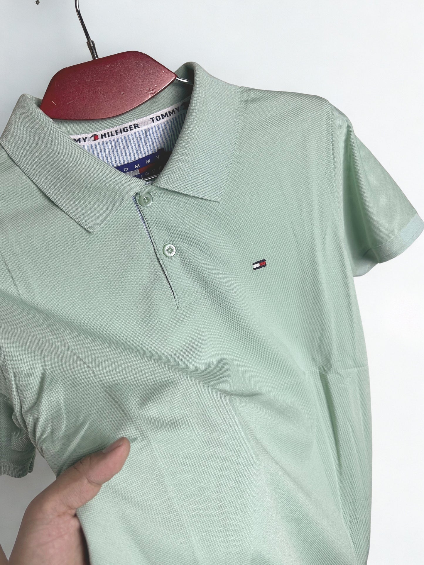 পেস্ট কালার পোলো টি-শার্ট-TM