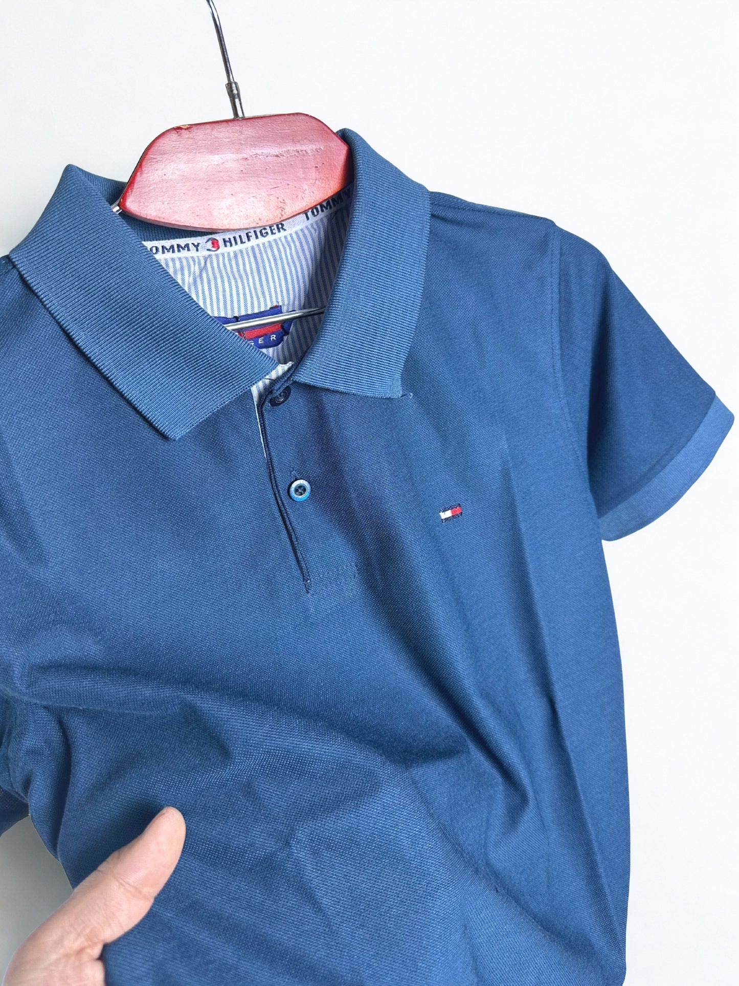 পেট্রল কালার পোলো টি-শার্ট-TM